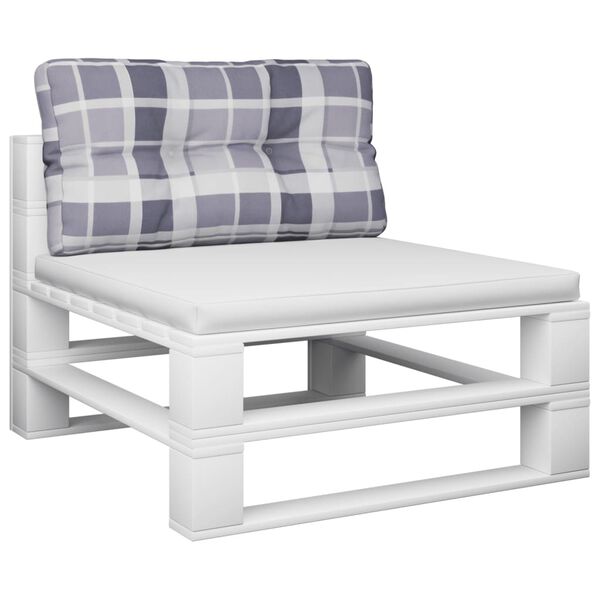 vidaXL pale&scaron;u spilvens, 80x40x12 cm, četrstūru raksts, audums