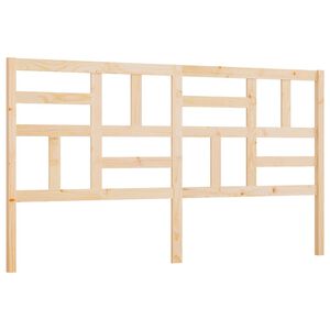 vidaXL gultas galvgalis, 186x4x104 cm, priedes masīvkoks