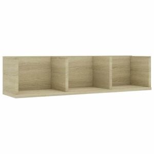 vidaXL CD sienas plaukts, ozolkoka krāsa, 75x18x18cm inženierijas koks