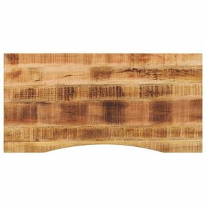 vidaXL galda virsma ar izliekumu, 110x50x2,5 cm, mango masīvkoks