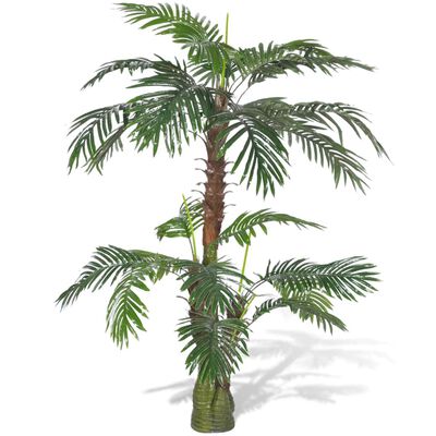 vidaXL mākslīgais augs cikas palma, 150 cm