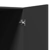 vidaXL veļasmašīnas skapītis, 71x71,5x91,5 cm, melns