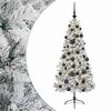 vidaXL Mākslīgā Ziemassvētku egle ar bumbiņu 120 cm 150 LED