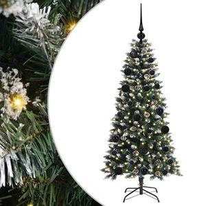 vidaXL Mākslīgā Ziemassvētku eglīte Zaļa 120 cm