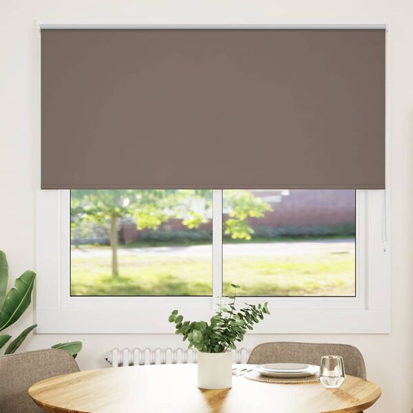 vidaXL Rullo žalūzija kafijas 150x150 cm auduma platums 146,6 cm