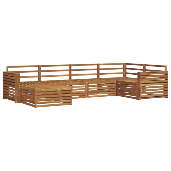 vidaXL Āra dīvānu komplekts 6 pcs Dabiska