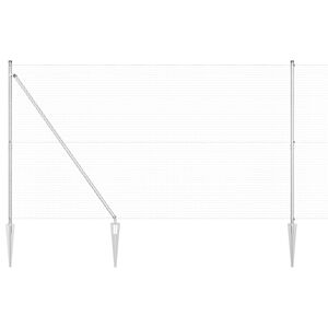 vidaXL Žoga āķis Sudraba