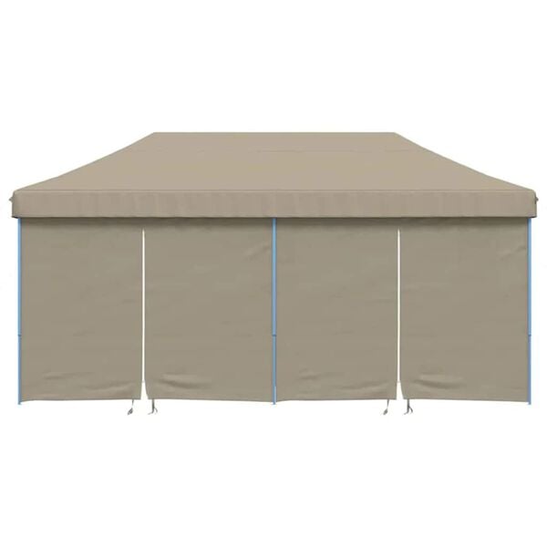 vidaXL Ballīšu teltis Pop-up Pelēkbrūna 580 x 292 x 315 cm