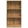 vidaXL grāmatu plaukts, koka krāsa, 60x24x109 cm, inženierijas koks