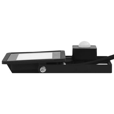 vidaXL LED prožektors ar sensoru, 10 W, silti balta gaisma