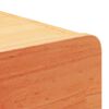 vidaXL Naktsgaldiņš Vaks brūns 39 x 34 x 16,5 cm Priedes masīvkoks