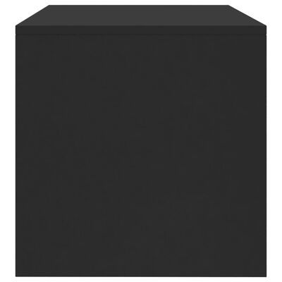 vidaXL TV skapītis, 120x40x40 cm, melns, skaidu plāksne