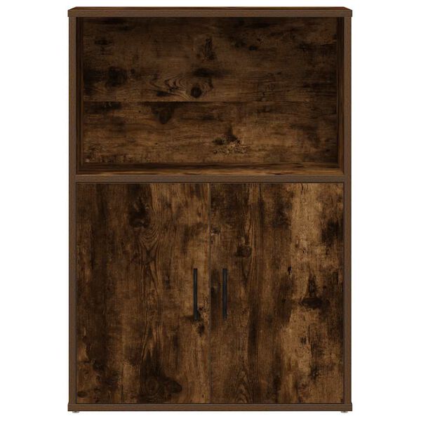 vidaXL grāmatu plaukts, ozola krāsa, 60x24x85 cm, inženierijas koks