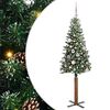 vidaXL Tievā Ziemassvētku Egle Zaļa 150 cm PVC un cietā priedes koks