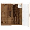 vidaXL Dartboard skapis HAARLEM Vecs koks 52,5 x 10,5 x 53,5 cm