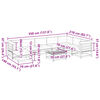 vidaXL 9-daļīgs dārza dīvānu komplekts matrači impregnēts priedes koks