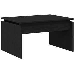 vidaXL Kafijas galdiņ&scaron; Melns ozolkoks 68 x 50 x 38 cm