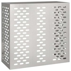 vidaXL Gaisa kondicioniera pārsegs Sudraba 110 x 50 x 105 cm