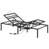vidaXL Elektriskā regulējamā gultas rāmis Melns 200 x 70 x 33,5 cm