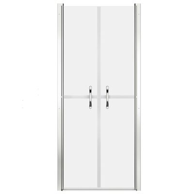 vidaXL dušas durvis, 76x190 cm, ESG, matētas