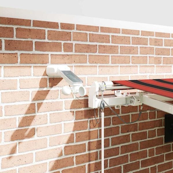 vidaXL Izvelkams jumtiņ&scaron; Oranžs un brūns 450 &times; 300 cm