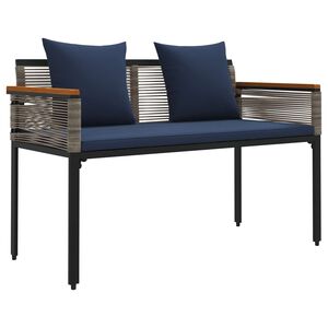 vidaXL Āra sols 2 -Seater 117 x 54 x 74.5 cm poliratāns