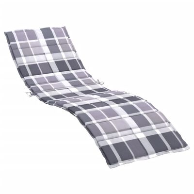 vidaXL sauļošanās krēsla matracis, 200x60x3 cm, audums, četrstūri