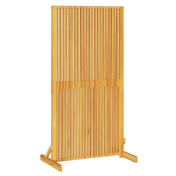 vidaXL Privātuma ekrāns Brūna 79.5 x 50 x 150 cm Akācijas masīvkoks