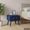 vidaXL naktsskapītis, 40x35x40 cm, zils samts