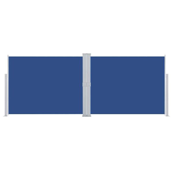 vidaXL izvelkams sānu aizslietnis, zils, 140x1000 cm