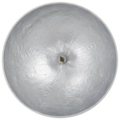 vidaXL griestu lampa, Ø50 cm, E27, baltā un sudraba krāsā