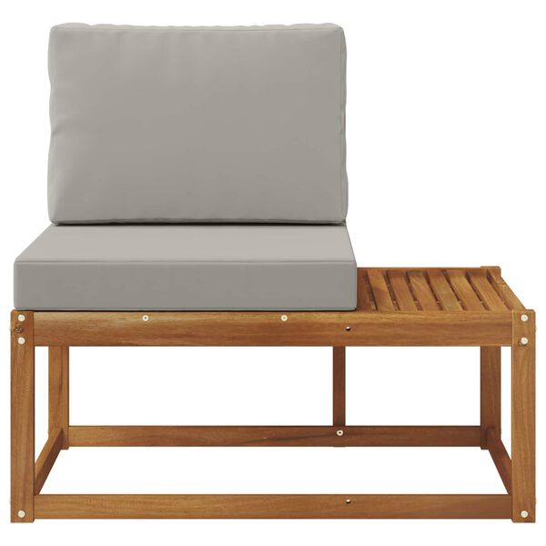 vidaXL Āra galējais dīvāns Dabiska 91 x 63 x 73 cm Cietā akācijas koks