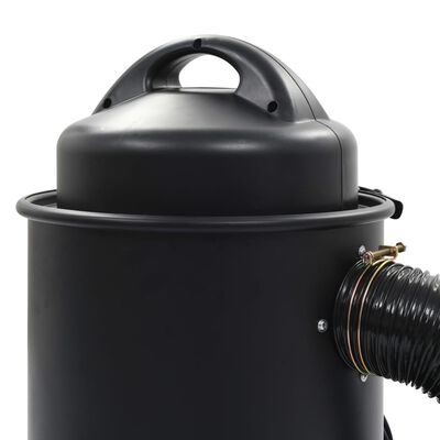 vidaXL putekļu savācējs ar adapteri, melns, 1100 W
