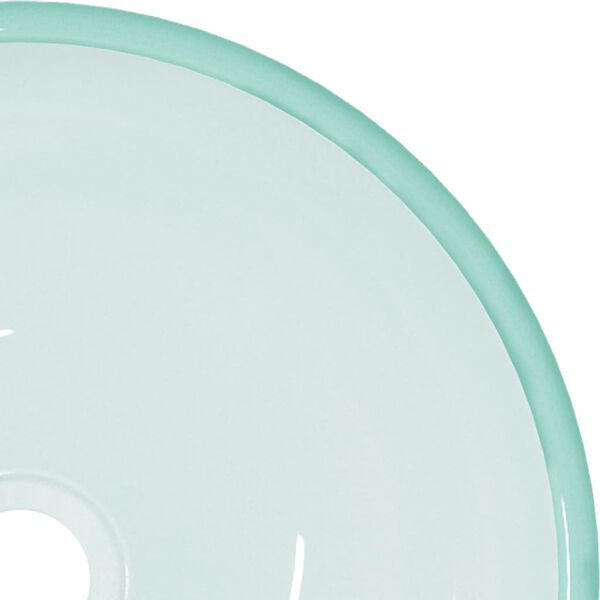 vidaXL izlietne, 30x12 cm, matēts rūdīts stikls