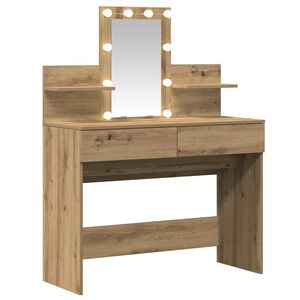 vidaXL Dressing galds Artisānā ozols 100 x 40 x 130 cm