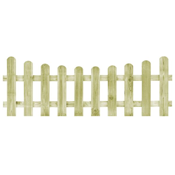 vidaXL dārza žoga vārti, impregnēts priedes koks, 170x60 cm