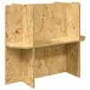 vidaXL terrārija pamats ar plauktu Brūna 60 x 30 x 50 cm OSB