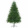 vidaXL mākslīgā Ziemassvētku egle, dabīga izskata skujas, 210 cm, zaļa