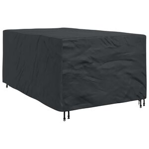 vidaXL Mēbeļu pārklājs Vienkrāsains Melna 143 x 225 x 90 cm 600D