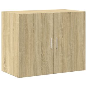vidaXL sienas skapītis, ozolkoka, 80x42,5x64 cm, inženierijas koks