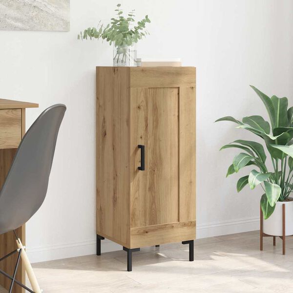 vidaXL Puse Olden Artisānā ozols 34,5 x 34 x 90 cm