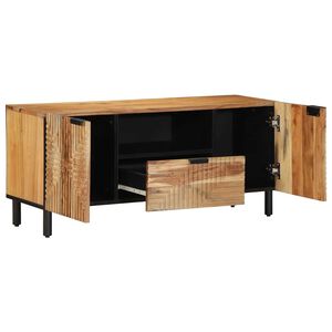 vidaXL Televizora skapī&scaron;a Brūna 105 x 33 x 46 cm Cieta mango koksne