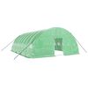 vidaXL siltumnīca ar tērauda rāmi, zaļa, 48 m&sup2;, 8x6x2,85 m