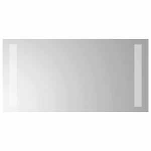 vidaXL LED vannas spogulis Caurspīdīgs 40 x 20 cm rūdīts stikls