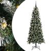 vidaXL Mākslīgā Ziemassvētku eglīte su 300 LED ar statīvu Zaļa 180 cm