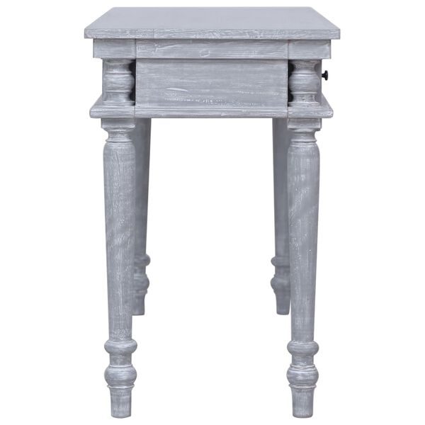 vidaXL rakstāmgalds, 115x50x78 cm, masīvs sarkankoks