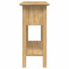 vidaXL Konsoles galds ar atvilktni BODO Medus brūns 91 x 34.7 x 74 cm