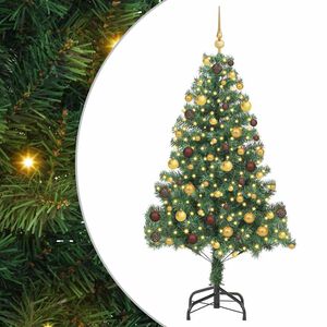 vidaXL Ziemassvētku eglīte Zaļa 180 cm PVC