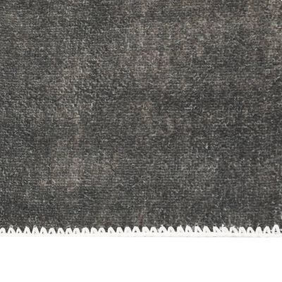 vidaXL paklājs, pelēkbrūns, mazgājams, 180x270 cm, poliesters