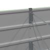 vidaXL Puķu kaste Zaļa 240 x 80 x 75 cm Tērauds